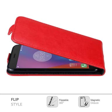 Lenovo K6 / K6 POWER deksel flip cover (rød)