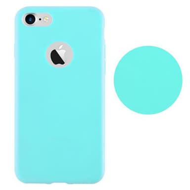 Deksel iPhone 7 / 7S / 8 / SE 2020 Silikon cover (blå)