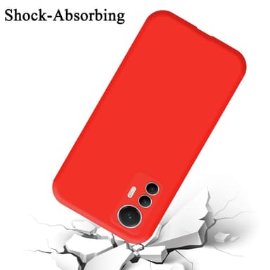Xiaomi 12 LITE silikondeksel case (rød)