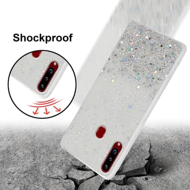 Samsung Galaxy A20s Silikondeksel Glitter