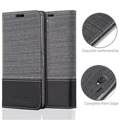 Sony Xperia Z1 COMPACT lommebokdeksel etui (grå)