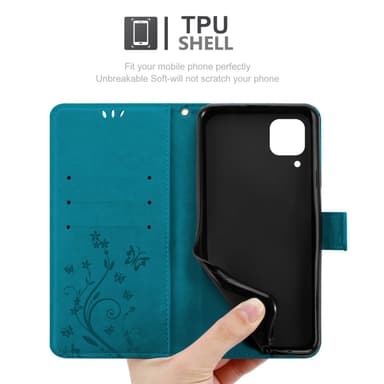 Huawei P40 LITE 5G / NOVA 7 SE lommebokdeksel Blomster