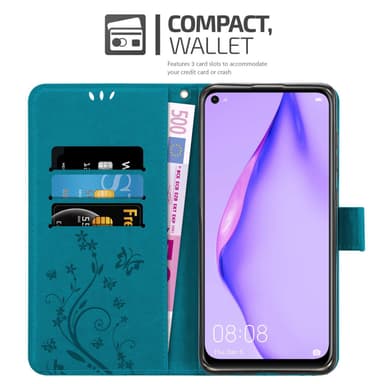 Huawei P40 LITE 5G / NOVA 7 SE lommebokdeksel Blomster