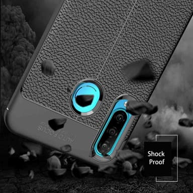 Huawei P30 LITE Deksel Kunstskinn (svart)