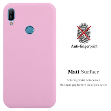 Deksel Huawei Y6 2019 Silikon cover (rosa)