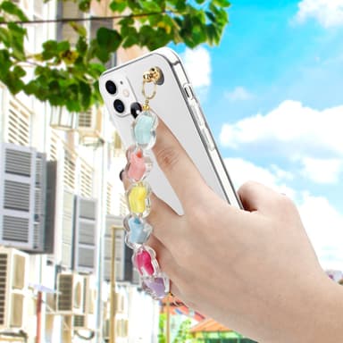 iPhone 11 Deksel med kjede (gjennomsiktig)