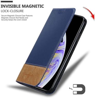 iPhone XS MAX Deksel Case Cover (blå)