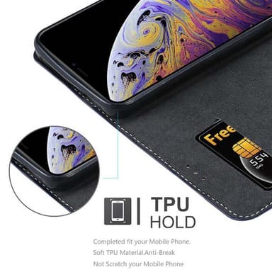 iPhone XS MAX Deksel Case Cover (blå)