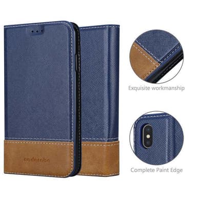 iPhone XS MAX Deksel Case Cover (blå)