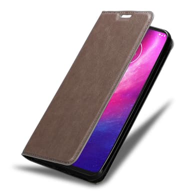 Motorola ONE HYPER lommebokdeksel case (brun)