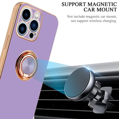iPhone 13 PRO silikondeksel case (lilla)
