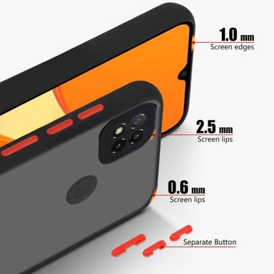 Xiaomi RedMi 9C / RedMi 10A Deksel Case Cover (Svart)