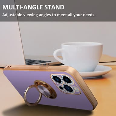 iPhone 13 PRO silikondeksel case (lilla)
