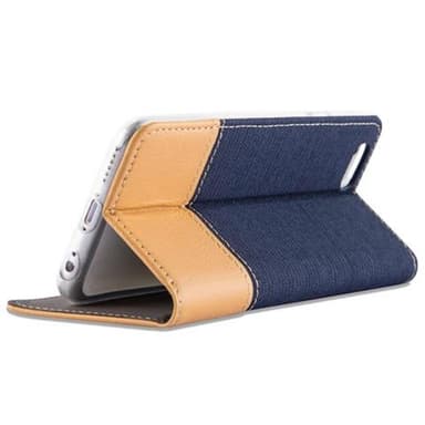 iPhone 6 / 6S lommebokdeksel etui (blå)