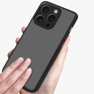 iPhone 15 PRO MAX Deksel Case Cover (Svart)