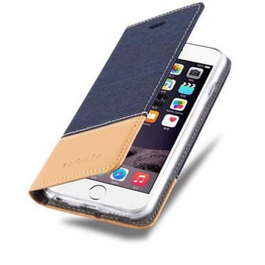 iPhone 6 / 6S lommebokdeksel etui (blå)