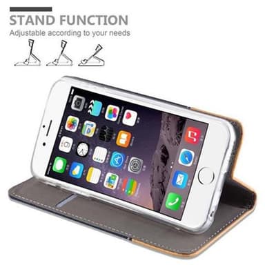 iPhone 6 / 6S lommebokdeksel etui (blå)