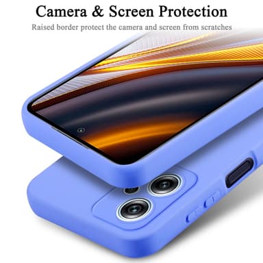 Xiaomi Poco X4 GT silikondeksel case (Lilla)