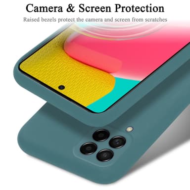 Samsung Galaxy M53 5G silikondeksel case (grønn)