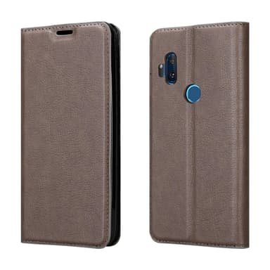 Motorola ONE HYPER lommebokdeksel case (brun)