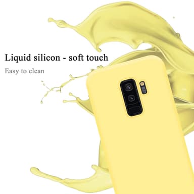 Samsung Galaxy S9 PLUS silikondeksel case (gul)