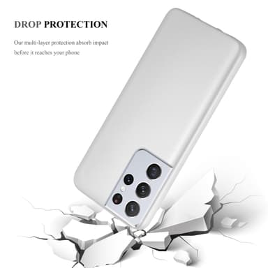 Deksel Samsung Galaxy S22 ULTRA Case Cover (sølv)