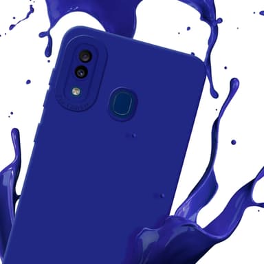Samsung Galaxy A20 / A30 / M10s Deksel case (blå)