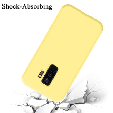 Samsung Galaxy S9 PLUS silikondeksel case (gul)
