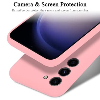 Samsung Galaxy S24 PLUS silikondeksel case (Rosa)