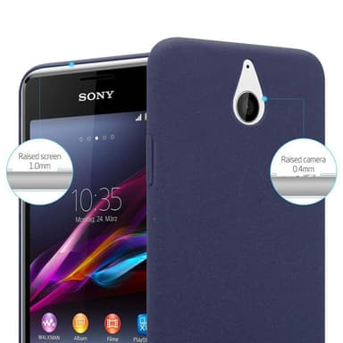 Sony Xperia E1 Hardt Deksel Cover (blå)
