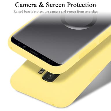 Samsung Galaxy S9 PLUS silikondeksel case (gul)