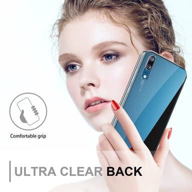 Huawei P20 Deksel 360 Case Cover (gjennomsiktig)