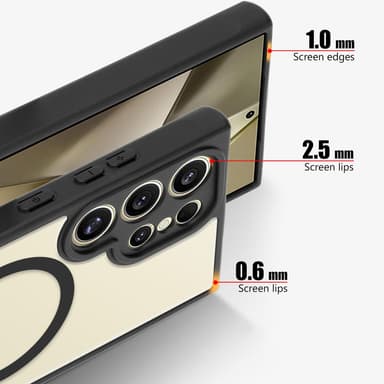 Samsung Galaxy S24 Ultra Deksel kompatibel MagSafe Case