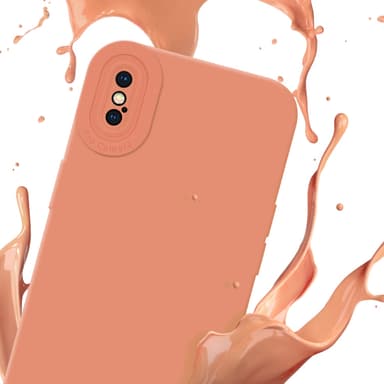 iPhone XS MAX Deksel case (oransje)