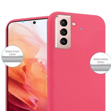Deksel Samsung Galaxy S21 PLUS Silikon cover (rød)