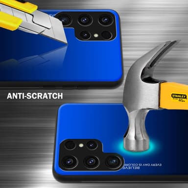 Deksel Samsung Galaxy S23 ULTRA Case Cover (Svart)