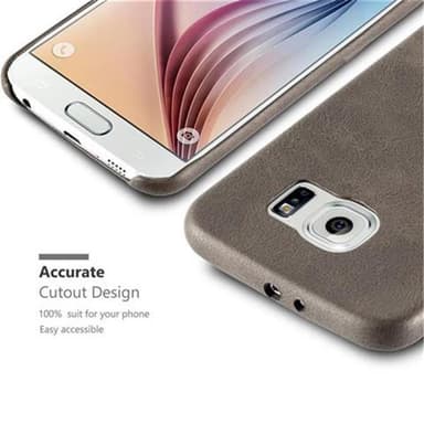 Samsung Galaxy S6 Hardt Deksel Cover (brun)