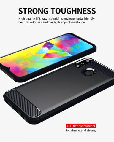 Deksel Samsung Galaxy A10e / A20e ultra slim (svart)
