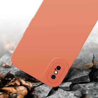 iPhone XS MAX Deksel case (oransje)