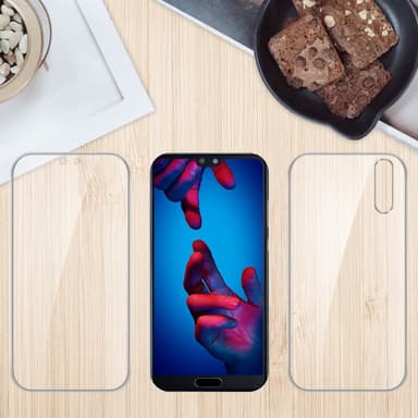 Huawei P20 Deksel 360 Case Cover (gjennomsiktig)