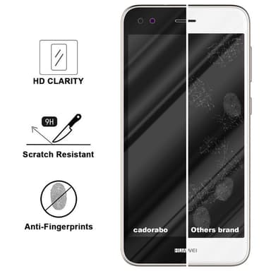 Huawei Enjoy 7 Skjermbeskytter Skärmskydd (svart)