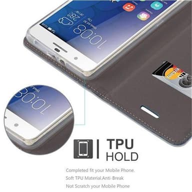 Honor 6 PLUS lommebokdeksel etui (blå)