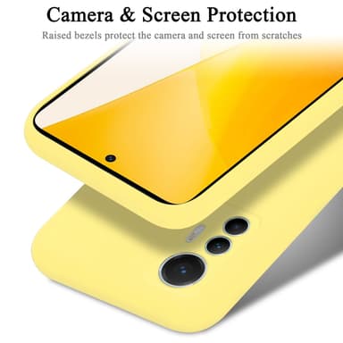 Xiaomi 12 LITE silikondeksel case (gul)