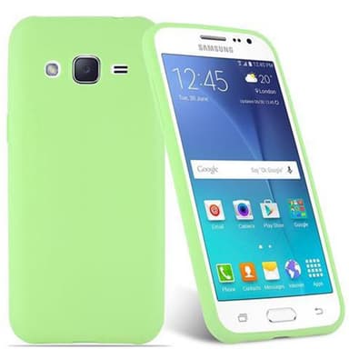 Deksel Samsung Galaxy J2 2015 Silikon cover (grønn)