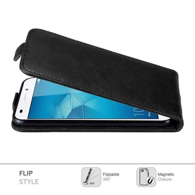 Honor 5C deksel flip cover (svart)