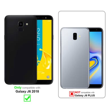 Deksel Samsung Galaxy J6 2018 Silikon cover (blå)