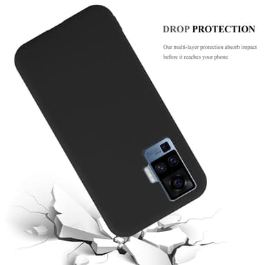 Deksel Vivo X51 5G Silikon cover (Svart)