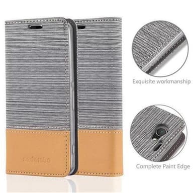 Sony Xperia Z1 COMPACT lommebokdeksel etui (grå)
