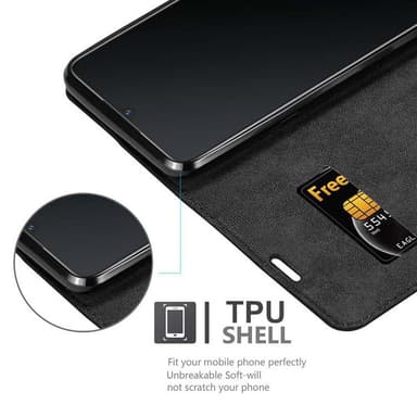 Vivo V11 / V11 PRO lommebokdeksel case (svart)