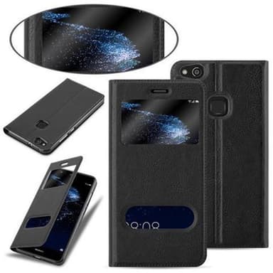 Huawei P10 LITE lommebokdeksel cover (svart)
